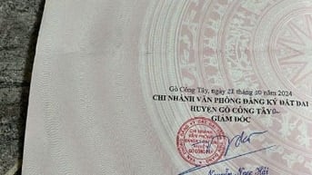 Bán đất Ấp Ninh Quới, xã Long Bình, H. Gò công Tây, Tiền Giang 5x30m