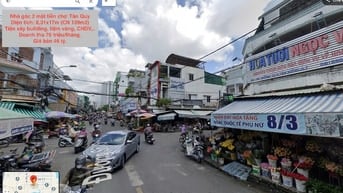 BÁN NHÀ GÓC 2 MẶT TIỀN CHỢ TÂN QUY. DT 8,3X17M TRỆT 2 LẦU. VỊ TRÍ VÀNG