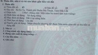 Đất thổ cư tại Quốc lộ 26 thuộc phường Tân An, tỉnh Đắk Lắk