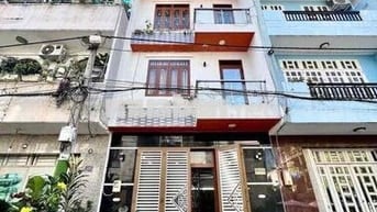 Nhà 4 tầng đẹp Bà Hom Q6 58m2 ( 5n x 11.5m) ở hoặc cho thuê