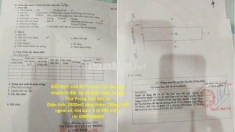 ĐẤT ĐẸP-GIÁ TỐT chính chủ bán nhanh lô đất tại huyện Chư Prong,Gia Lai