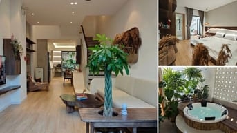 Cho thuê nhà nguyên căn 4PN có bể sục đầy đủ nội thất gần Lotte 