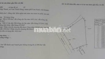 ĐẤT PHONG THỦY ĐẸP CHÍNH CHỦ BÁN GẤP Thôn Hiệp Thanh,xã Cam Thịnh Đông