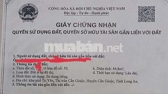 Nhà Mới SHR 2PN - Ngã Ba Tân Kim QL 50