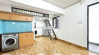 CĂN HỘ CÓ GÁC FULL NỘI THẤT - MÁY GIẶT RIÊNG - THUẬN TIỆN DI CHUYỂN
