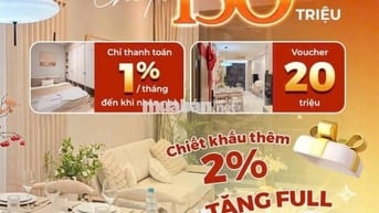 Căn hộ 47m2 full nội thất, sở hữu bắt đầu chỉ 150.tr, góp 8tr/thg
