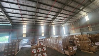 Cho thuê kho 1.200m2 chuẩn hóa chất KCN Xuyên Á, Long An, PCCC tự động