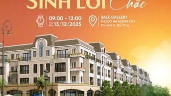 Bán biệt thự Agora City Trung tâm hành chính Thủ Thừa. Tặng xe SH 2026