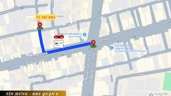 Bán nhà góc 2 mặt hẻm xe hơi 628 Hậu Giang, 6 x 9m, 3 tấm, 7.28 tỷ.