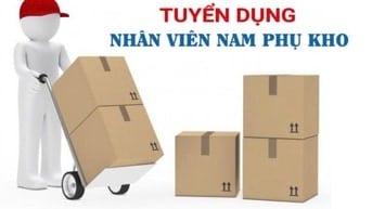 CẦN GẤP 20 NAM PHỤ KHO Ở BÌNH TÂN - LƯƠNG THEO TUẦN - 500.000/NGÀY