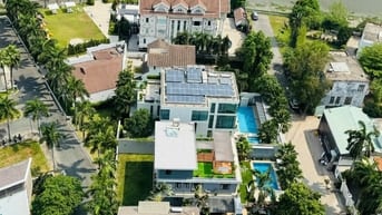 Biệt thự lớn 875m2 chỉ 179 tỷ Khu compound Trần Não Hồ Bơi sân vườn Q2