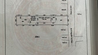 Bán nhà cấp 4 hẻm XH Nguyễn Thị Thập Q7. DT 5,3x30m sổ hồng 100tr/m2