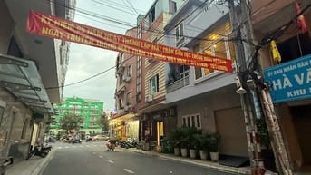 Bán nhà 6/12 Lê văn Huân p13 Q. TB dt: 3.5 x 21m KC : 4 lầu.8PN-8WC 