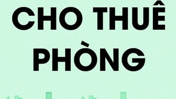 CHO THUÊ PHÒNG LẦU 1, 2 GẦN CHỢ PHẠM THẾ HIỂN, QUẬN 8