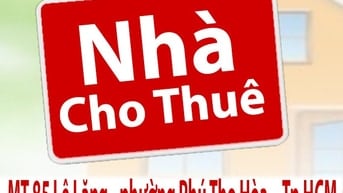 Cho Thuê Nhà MT Nguyên Căn : 85 Lê Lăng P.Phú Thọ Hòa HCM -dt:3,3x22m