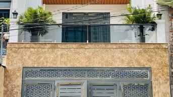 Nhà 2 mặt hẻm 12m dt5,2 x 22m=112m2 đúc 2 lầu 5pn Lê Văn Quới Bình Tân