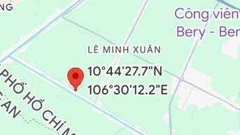 Bán đất vườn tại xã Lê Minh Xuân (Bình Lợi mới), Bình Chánh, TPHCM