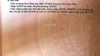 Chính chủ bán đất 1A Phước Thiện (7x20m), Long Thạnh Mỹ, Q.9, HCM
