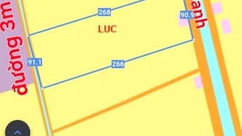 Bán 2,37ha lúa, (23,700m2) đường XH gần TL839 Mỹ Bình, Đúc Huệ LA