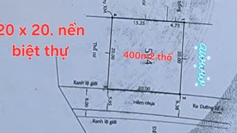 Nền BT, 400m2 đất đường S4, khu DC Sông Đà, Hiệp Bình Chánh, TĐ