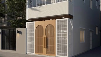 Bán nhà lô góc 2 mặt tiền xe tải k bị lộ giới ngay ngã tư Bốn Xã