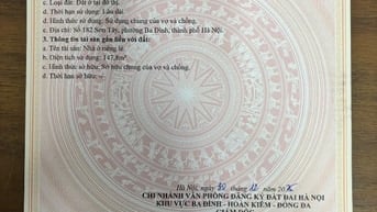 chính chuủ bán nhà số 2 ngõ 34kim mã
