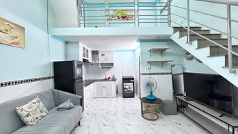  3 tầng - Nguyên căn Âu Dương Lân P3 Q8 2PN, Nhà mới có sẵn nội thất