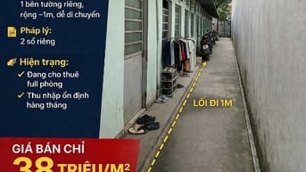 CẦN BÁN NHÀ TRỌ ĐANG KHAI THÁC TỐT – KẾ CHUNG CƯ PICITY, QUẬN 12