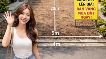 Cần bán đất thổ cư Diện tích: Ngang 5m, dài 20m kề bên KCN Đông Nam