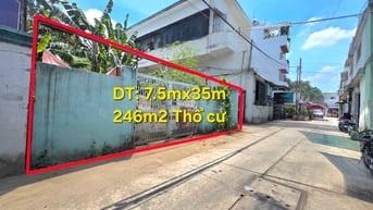 Chỉ nhỉnh 45Tr/m2- siêu Phẩm HXH Lê Trọng Tấn- DT 7.5x35- 246m2 Thổ cư