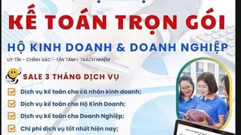 Nhận hồ sơ pháp lý, kế toán thuế trọn gói. Tư vấn thành lập DN
