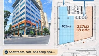 CHO THUÊ MẶT BẰNG  227M2 – 2 MT – GIÁ TỪ 550K/M2  NGAY HOÀNG CẦU 