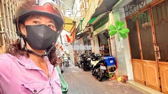 Bán nhà Đ.Tôn Đản, 49.1m2, ngang 3.8m nở hậu, ta Khánh hội.