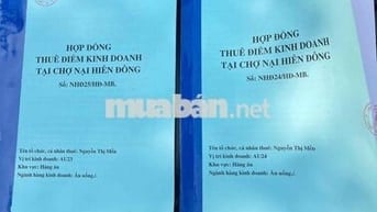 CHÍNH CHỦ CẦN SANG LẠI KI ỐT TRONG CHỢ NẠI HIÊN