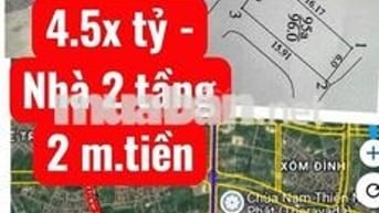 4.5x tỷ Nhà 2 mặt tiền 96m full thổ cư, gần Quốc Lộ 3 và Vin Đông Anh