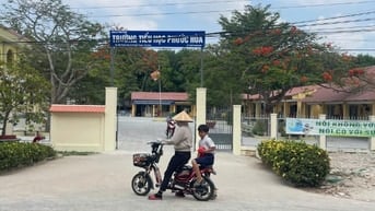 Đất thổ cư ngay trường học cấp 2 Phước Thạnh, 5x29 giá 4xx tr