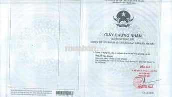 Đất nền bán nhanh, giấy tờ đầy đủ