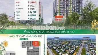 CĂN SÂN VƯỜN  3PN FOURS TOWER VIEW  NGẮM PHÁO HOA HÀNG  HIẾM