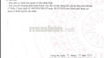 chính chủ bán, giá hơn 2ty đất thổ cư Long An, 77m, mặt tiền đường 6m