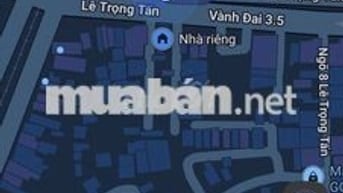 Bán nhà mặt đường Lê trọng tấn