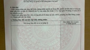 Bán nhà mặt tiền Nguyễn Thị Nhuần (An Phú Đông 09)