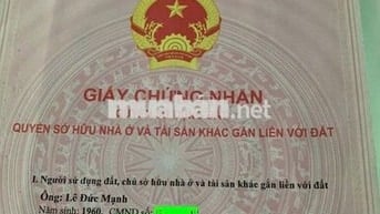 Bán đất Mặt Tiền Tỉnh Lộ 8 (Củ Chi) Full Thổ Cư, ngay cầu Phú Cường