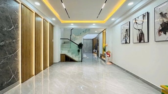 Căn 49.2m² Phan Đăng Lưu, Phú Nhuận xây 1 trệt 3 lầu. Hẻm 5m, sổ sẵn