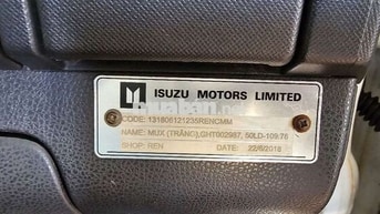 Isuzu MUX 2017 Trắng