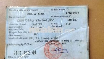 KAISER 110F 2011 Vàng
