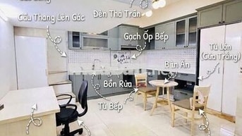 Cho thuê phòng 35m2 gác - Nguyễn Thái Sơn- P1-GV- Full đồ- sát IUH