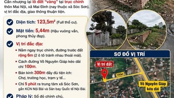 ĐÓN ĐẦU QUY HOẠCH SÂN BAY: 123M2 FULL THỔ CƯ – MẶT TIỀN CỰC ĐẸP, GIÁ Đ