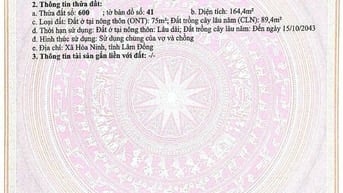 Bán Đất Huyện Di Linh - Lâm Đồng