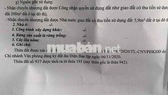đang cần tiền bán gấp 204.3m2 đất ở đô thị