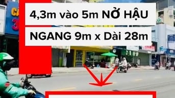 276A CMT8 Q3 | NỞ HẬU NGANG KHỦNG 9M (212m²) 